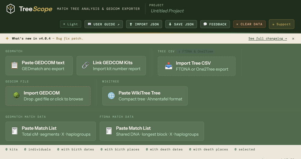 TreeScope screenshot
